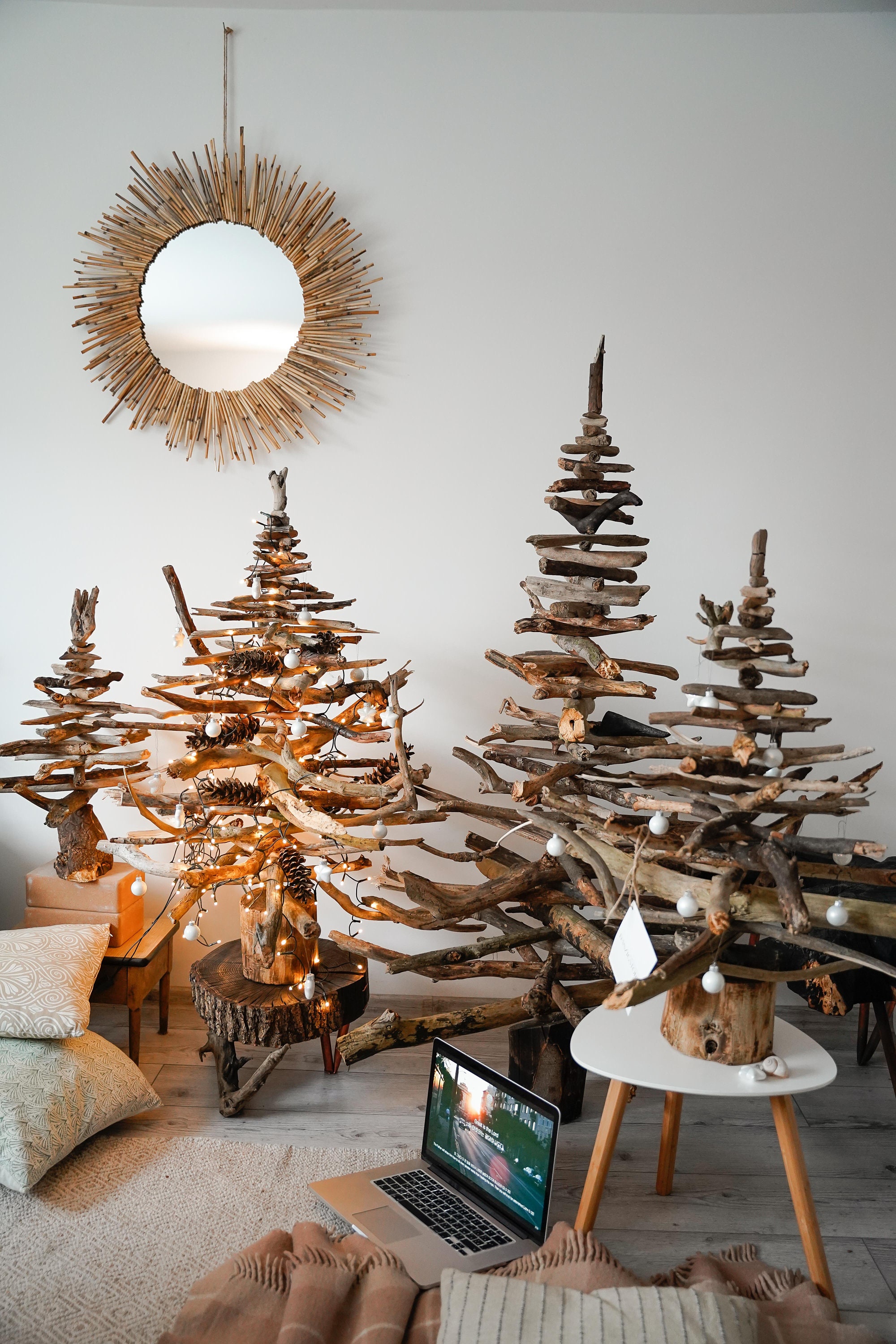 Buy Driftwood Christmas Tree Sets. Make Your Own Driftwood Forest!.. No  Tree Was Harmed. Driftwood Art Work. Weathered Wood. Eco Style Gift. Online  in India - Etsy, image size:2000x3000