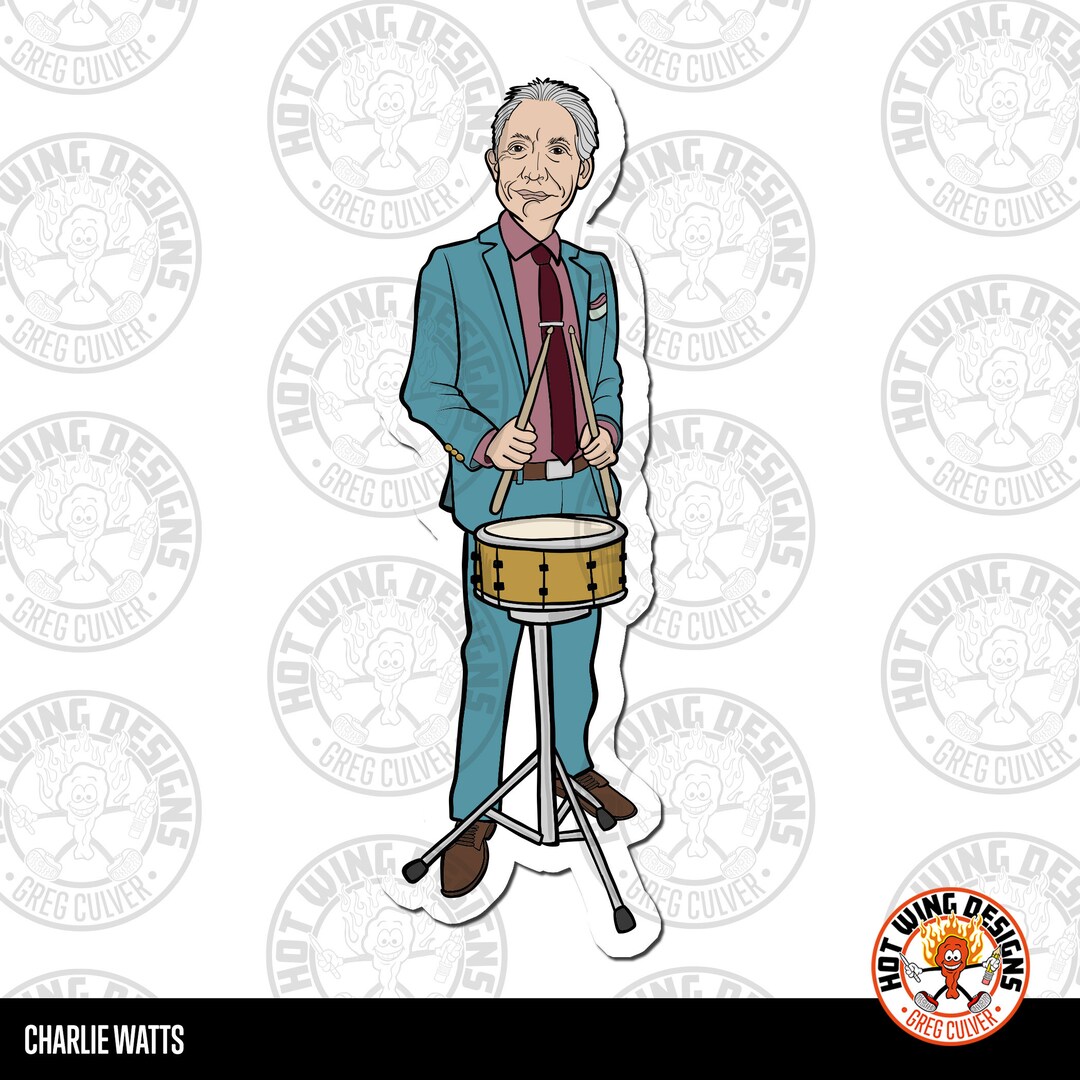 Charlie Watts Sticker - Etsy