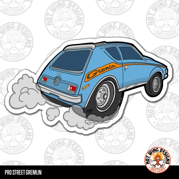 Pro Street AMC Gremlin Sticker