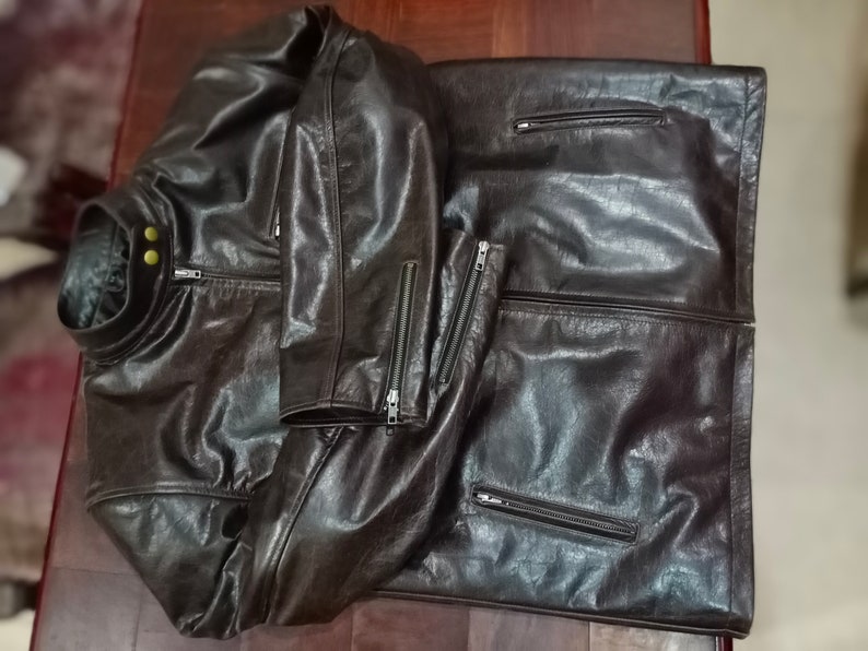 High quality Wholesale H-D Men/'s Cafe Racer Leather Jacket S-3XL