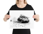 M36 US tank destroyer World War II WW2 Museum-quality Print Poster