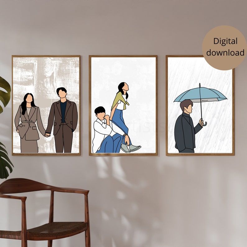 Our Beloved Summer Set of 3 Printable Wall Art Etsy