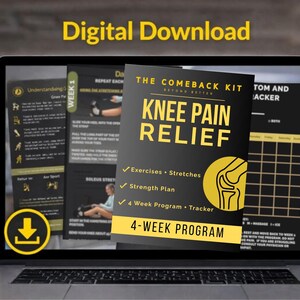 Runners Knie Erholungsplan PDF | Knieschmerzen Linderung Übungen | 4-Wochen-Programm | Digitaler Download Bild 2