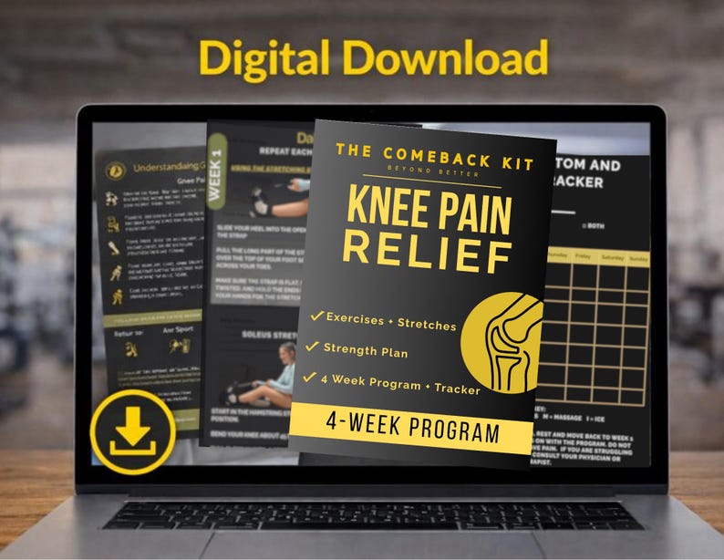 Runners Knie Erholungsplan PDF | Knieschmerzen Linderung Übungen | 4-Wochen-Programm | Digitaler Download Bild 2