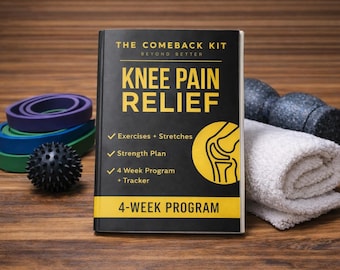 Runner’s Knee Recovery Plan PDF | Knee Pain Relief Exercises | 4 Week Program | Digital Download