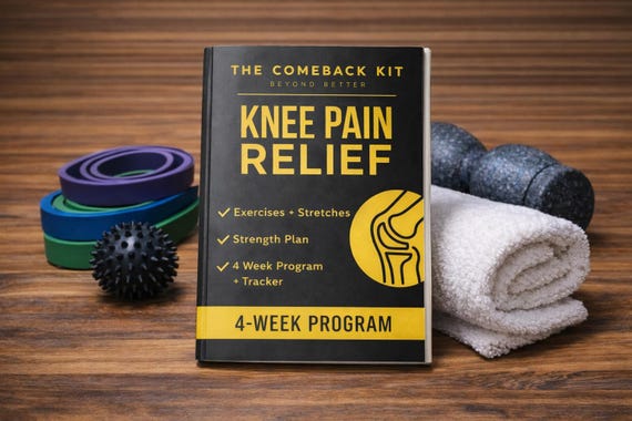 Runner’s Knee Recovery Plan PDF | Knee Pain Relief Exercises | 4 Week Program | Digital Download