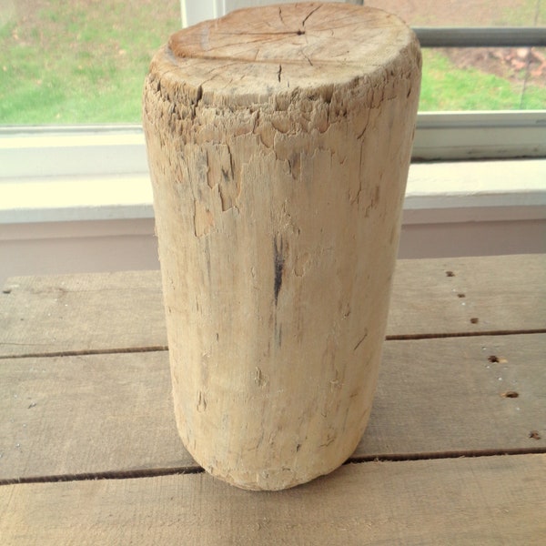 driftwood stump , drift wood log , sculpture piece , natural art supply , nautical