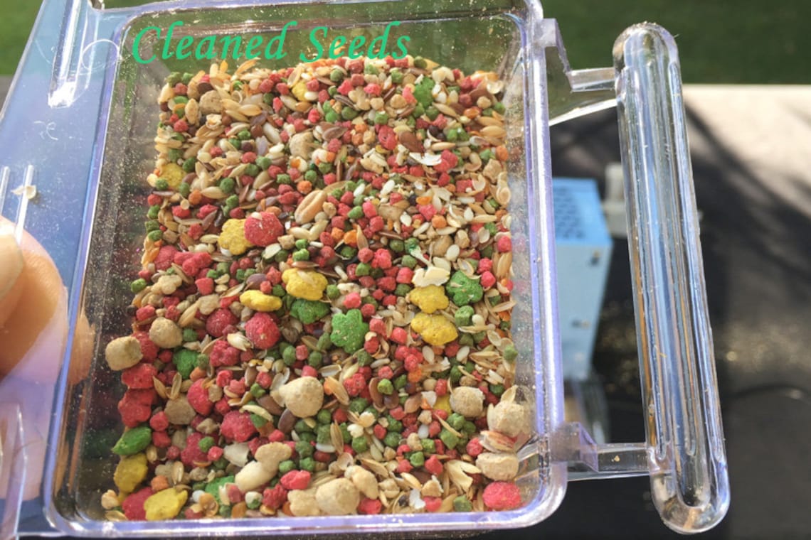 Small Bird Seed Cleaner Recycler Saver Etsy