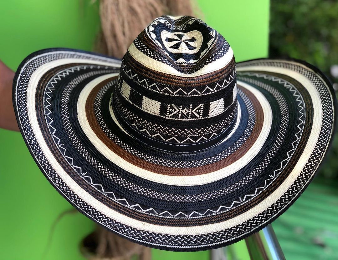 Traditional colombiano hat vueltiao 23 fibers/N sun hat | Etsy