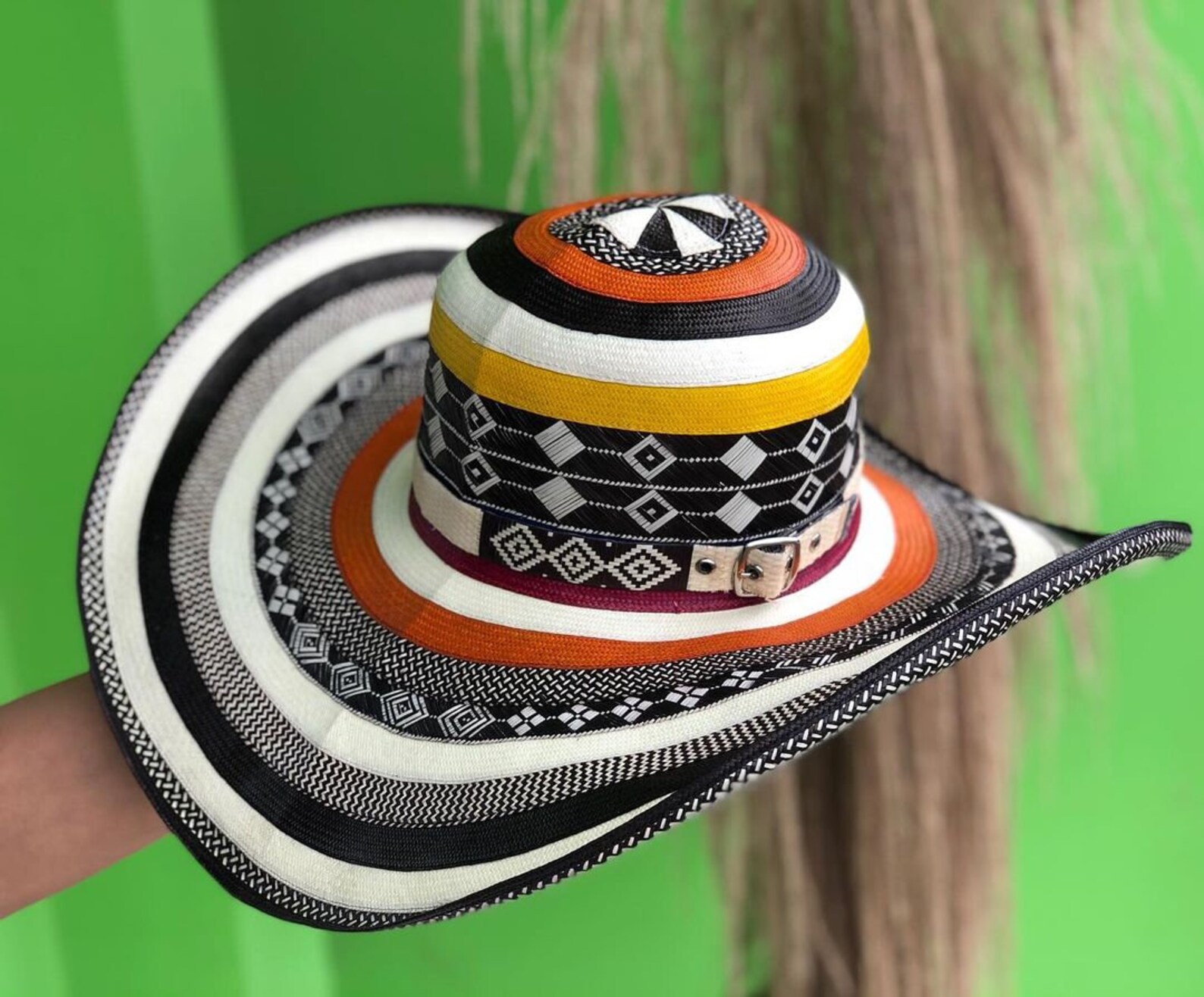 Traditional colombiano hat vueltiao 27 fibers/C sun hat | Etsy