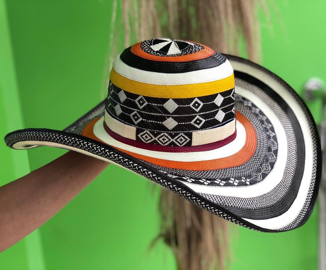 Traditional colombiano hat vueltiao 27 fibers/C sun hat | Etsy