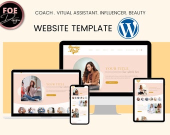 Boho WordPress Theme | Website Template for Bloggers & Coaches
