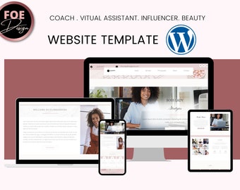 Minimalist Wordpress Theme | Wordpress Theme For Bloggers | Website Theme for Life Coaches  | Wordpress Virtual assistant Website