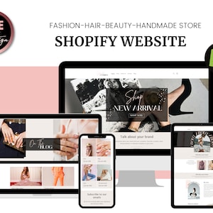 Fashion Shopify Theme| Shopify theme template| Website template |Clothes Luxury Shopify Theme|Shopify Store Banner|E-commerce Website Design