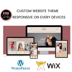 Boho Wordpress and WIX Design| Wedding Website Design|Coaches Website Themez. Website Designer | Photograph Minimaliste  Website