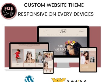 Boho Wordpress and WIX Design| Wedding Website Design|Coaches Website Themez. Website Designer | Photograph Minimaliste  Website