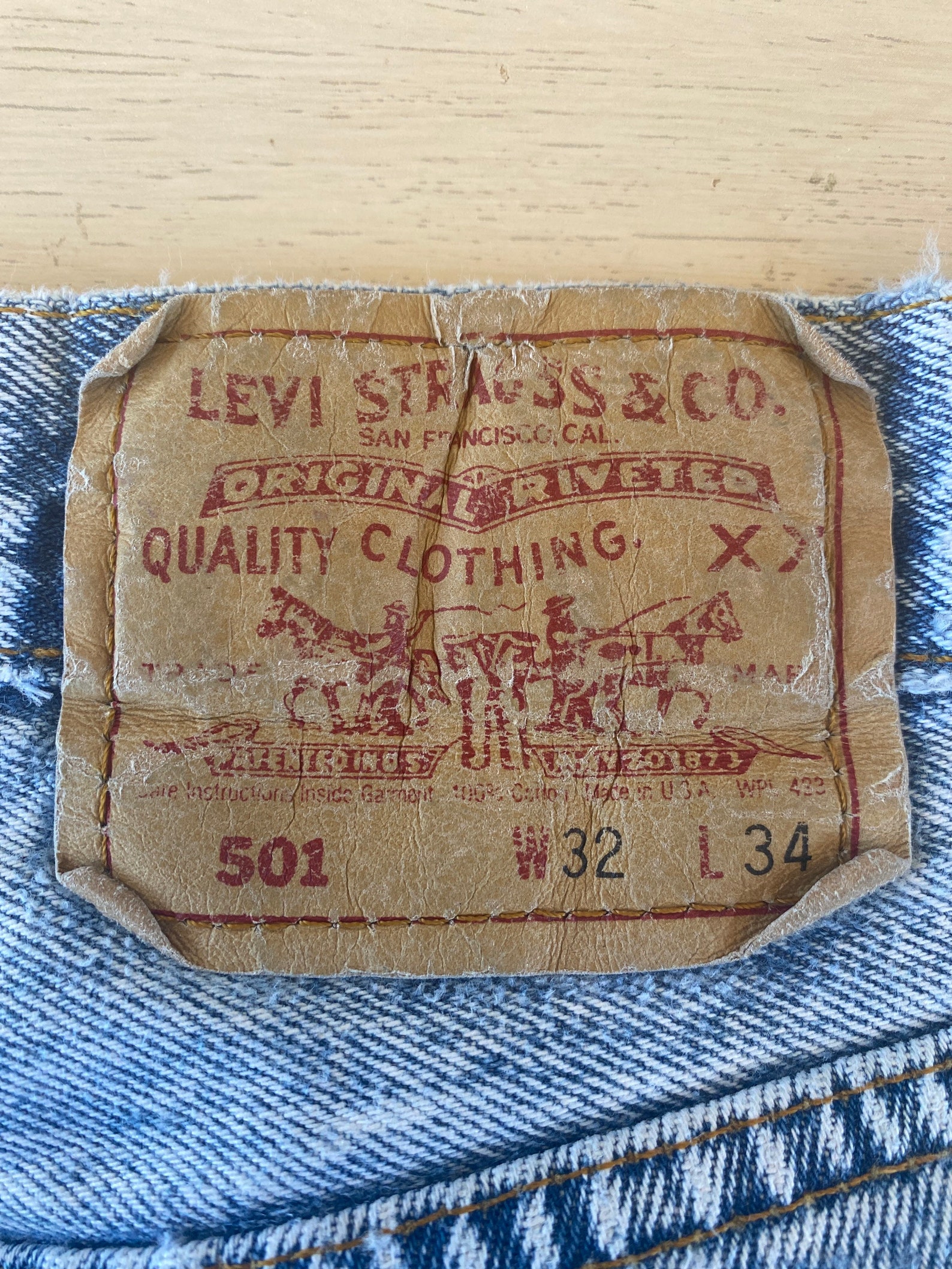 Vintage 80's Levis 501 Jeans Measures 30x31 tag Reads - Etsy