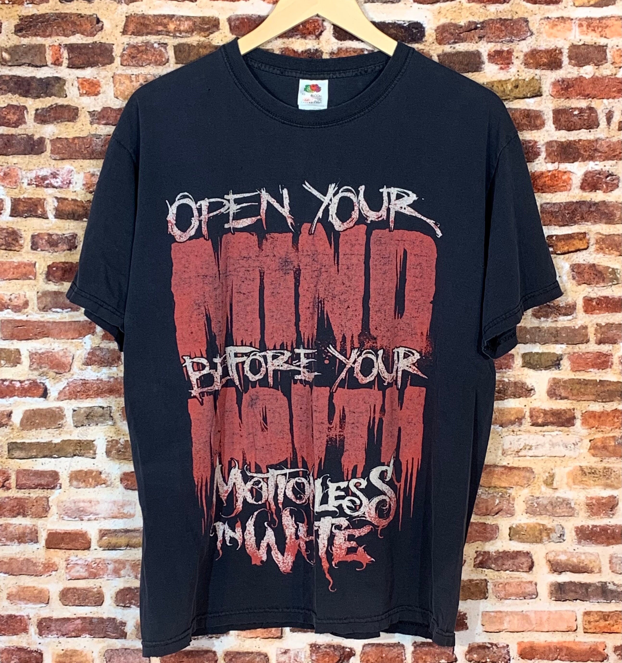 Vintage Motionless In White Open Your Mind Before Your Mouth | Etsy