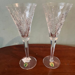 WATERFORD CRYSTAL Champagne Toasts New Millennium Collection/5 Different Luxurious Toasts, Health/Boxed, Wedding Toasts Valentines Gift