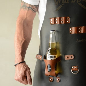 Personalized Leather Apron BBQ, Blacksmith, Grill, Kitchen, Woodwork, Chef, Butcher, Handcraft, Gift image 9