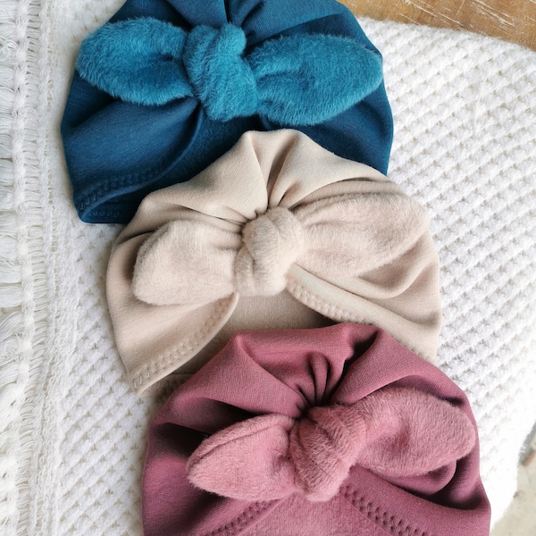 Turban, bonnet, turban hiver , doux, chaud