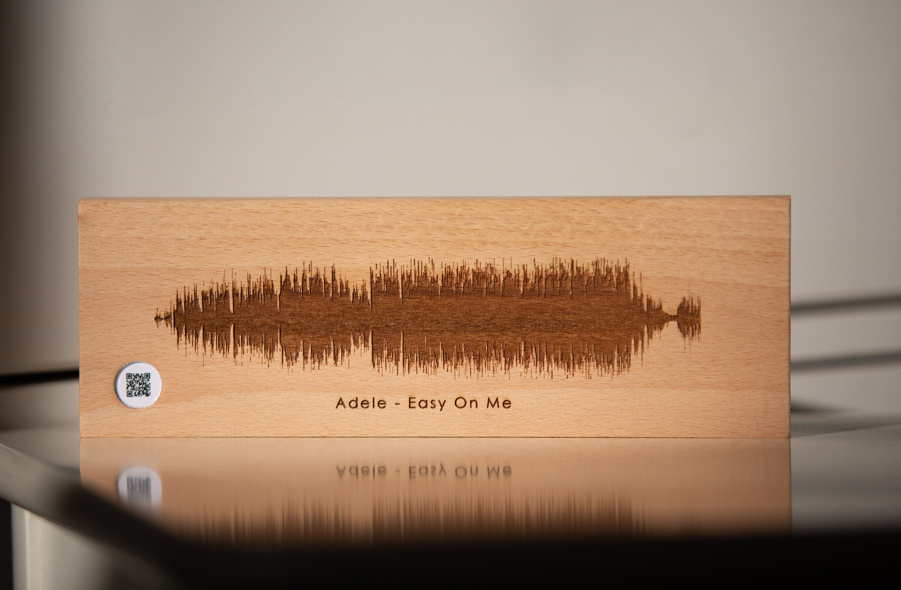 Sound Wave Art Qr Code Personalized Sound Wave Gift Sound Etsy