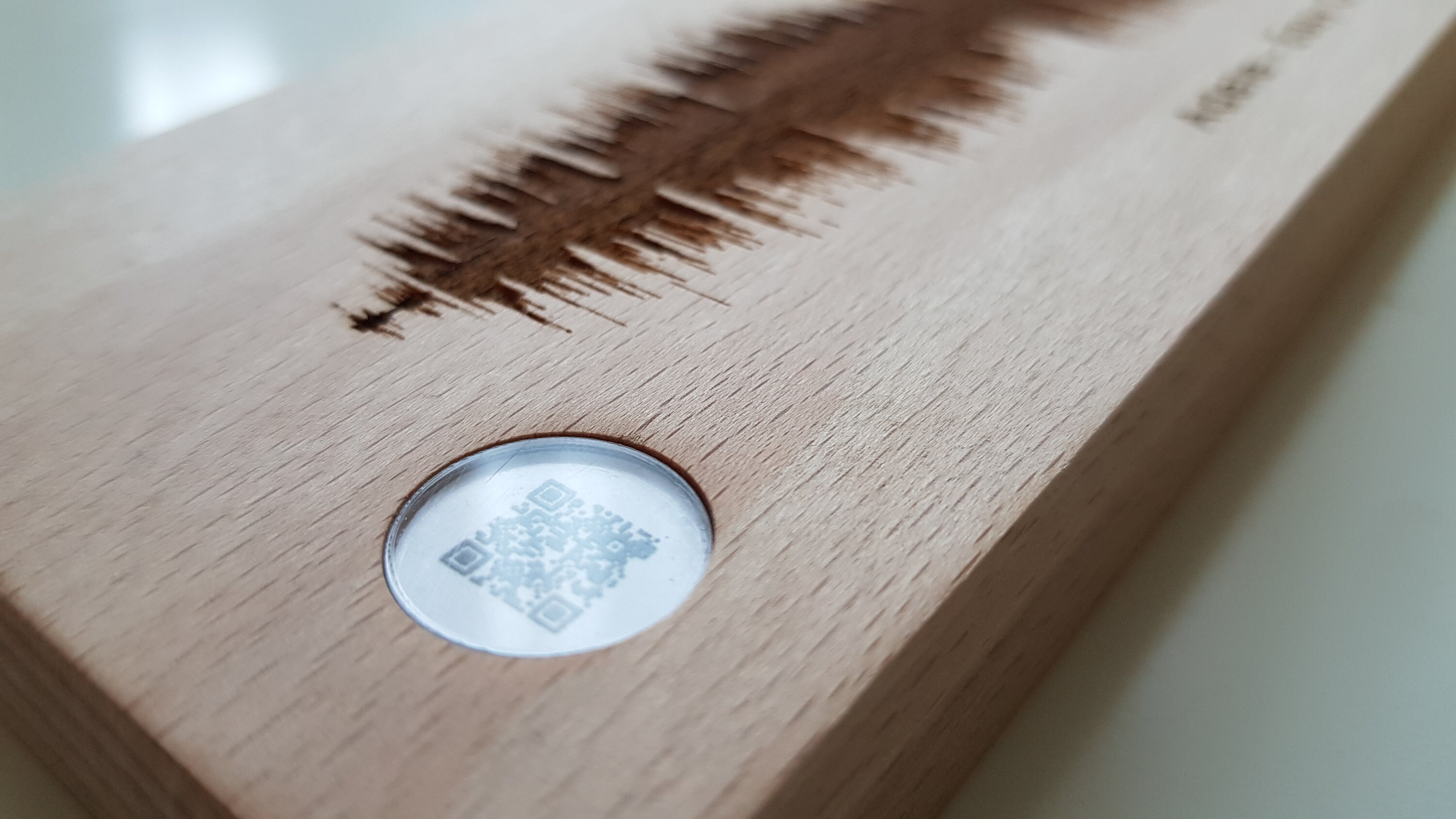 Sound Wave Art Qr Code Personalized Sound Wave Gift Sound Etsy