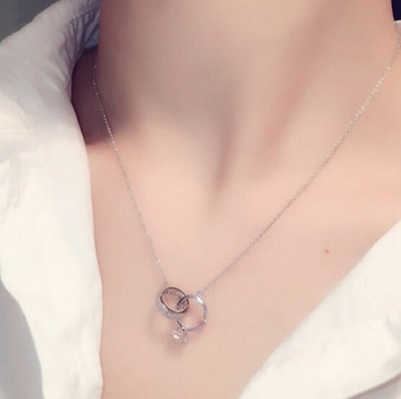 Promise ring sale necklace