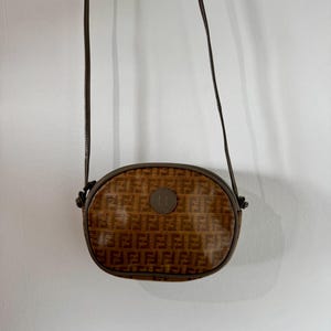 Fendi cross body bag Vintage Zucca Pattern Shoulder Bag