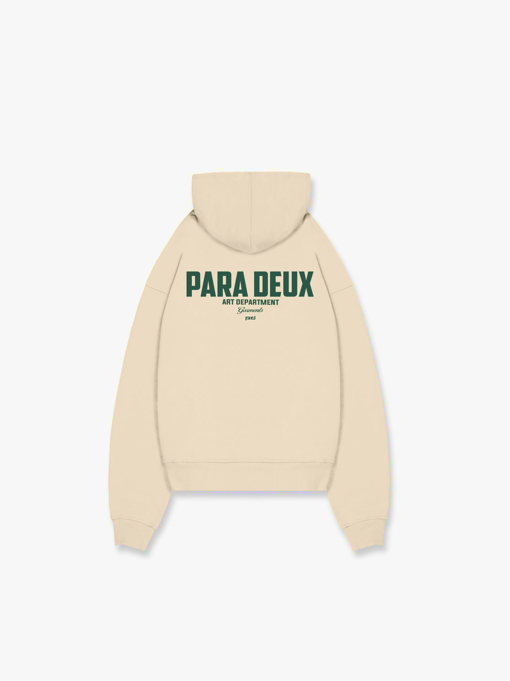 Sweat à capuche crème du département artistique