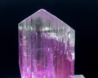 Terminated Bi Color Kunzite, Kunzite Crystal, Raw Kunzite, Kunzite Stone, Green Kunzite, Kunzite From Afghanistan-43 Gm