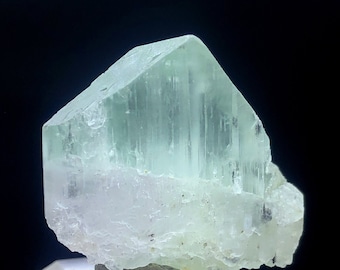Green Kunzite Crystal: Raw Terminated Stone from Afghanistan (25 Gram)