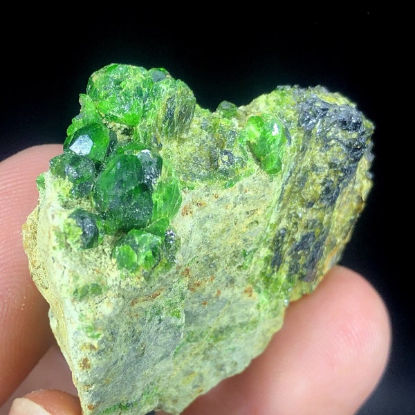 Demantoid Garnet, Green Garnet, Garnet Crystals, Garnet Stone, Natural Garnet, Mineral Specimen - 32 gram