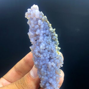 Natural Chalcedony Grape Agate Specimen, Chalcedony crystals, Purple Chalcedony, Grape Agate from Indonesia, 52 Gram