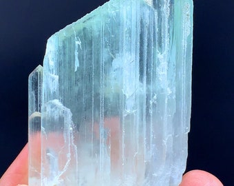 Terminated Green Kunzite Crystal From Afghanistan - 62 Gram