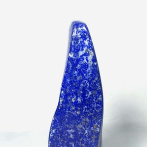 Lapislazzuli blu, Lapislazzuli a forma libera, Lapislazzuli Tumble, Tumble lucido, Decorazione per la casa, Guarigione del cristallo, Pietra curativa, 277 Grammi