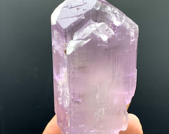 Fluorescent Pink Kunzite Crystal from Afghanistan - 140 Gram