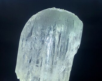 Green Kunzite Crystal Point - Mountain Shape from Afghanistan (29 Gm)