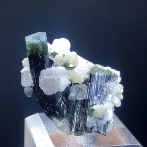 ブルーキャップトルマリンクリスタル アルバイト付き