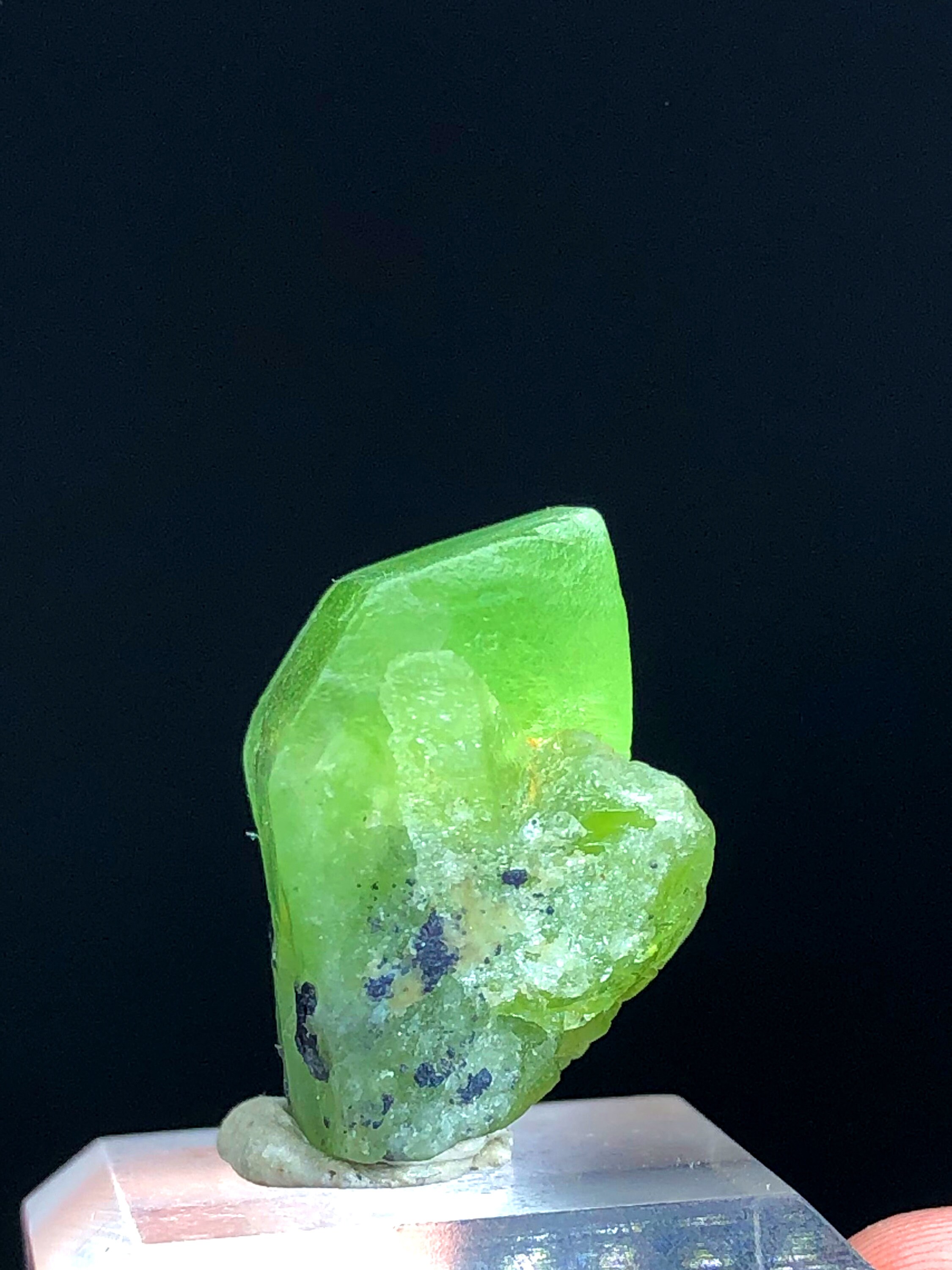 原石グリーンペリドットクリスタル：天然鉱物標本、50カラット - Etsy 日本