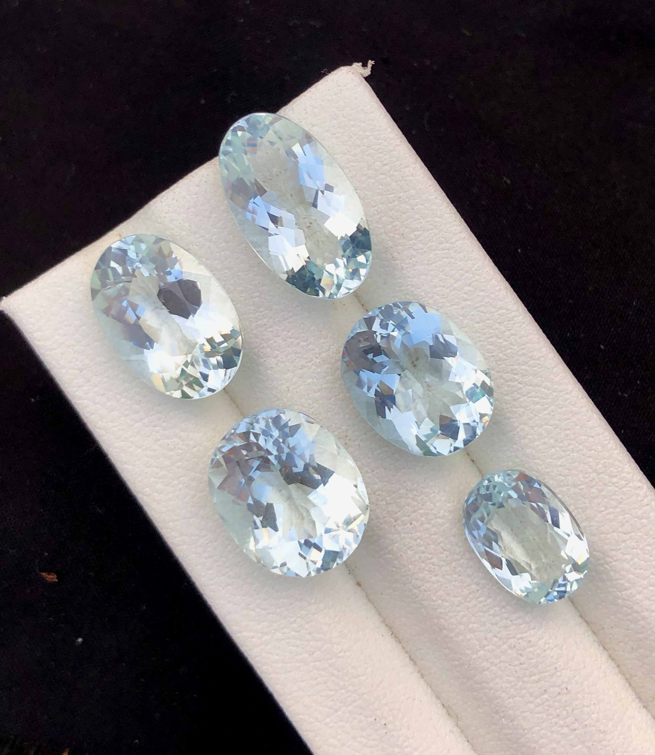 Natural Aquamarine Loose Gemstones set 23.35cts Etsy