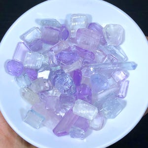 Natural Pink Kunzite Pendants: Afghanistan Gemstone Jewelry Making