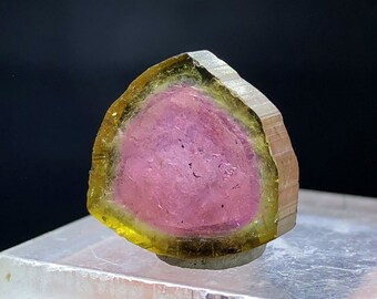 Tourmaline Slice, Perfectly Shaped Slice, Tourmaline Stone, Raw Tourmaline, Tourmaline From Afghanistan - 10.50 carats