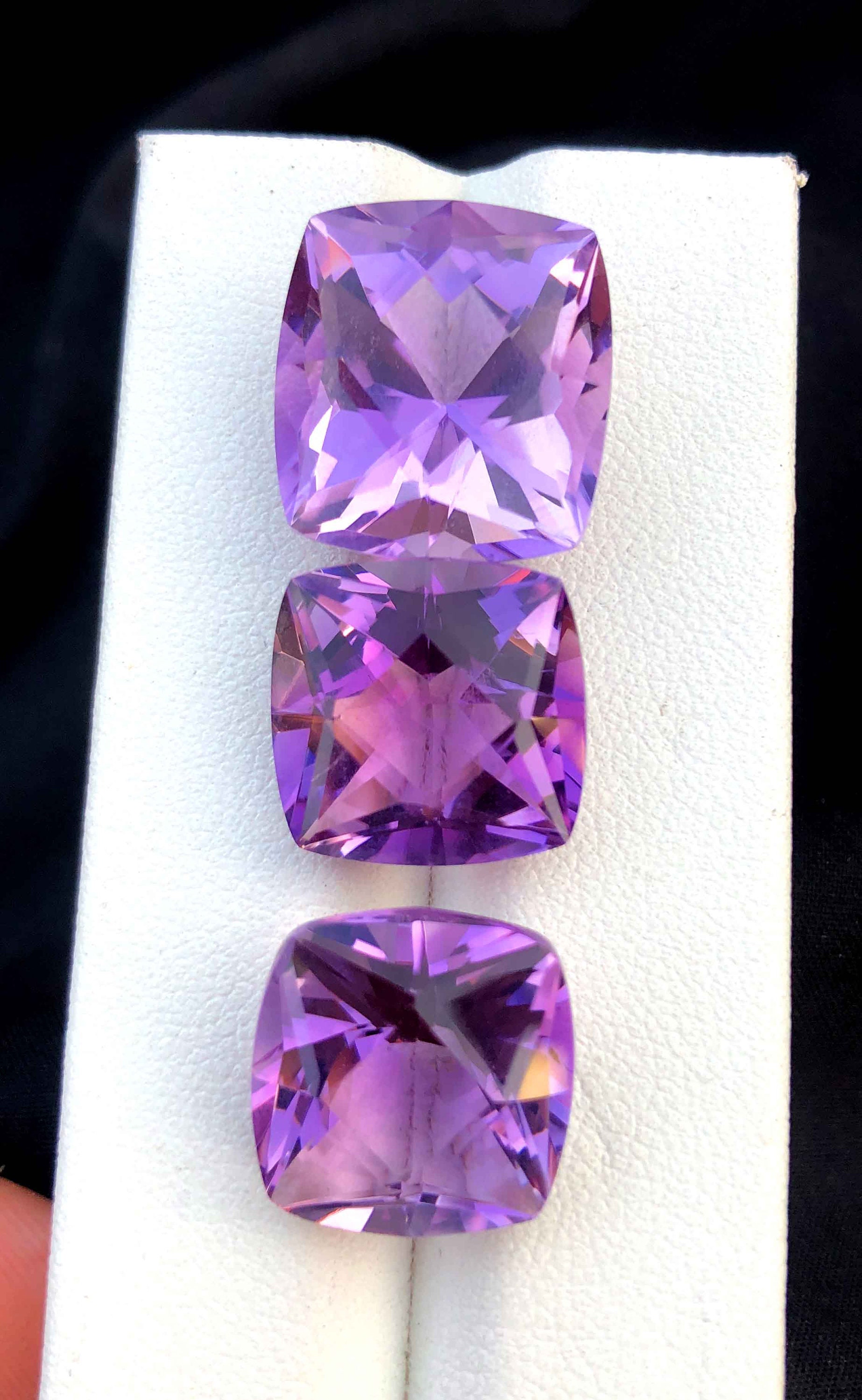 Amethyst Lose Edelsteine Amethyst Schliffsteine 37.45cts Etsy