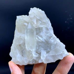 Amazing Terminated Clear Quartz Cluster From Pakistan 149 Gram