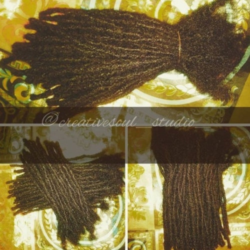 Size XS 100% Human Hair Loc Extensions - Etsy