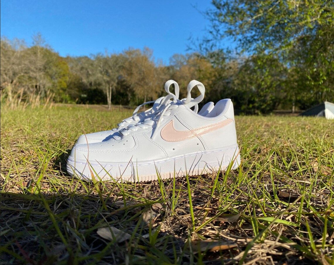 custom swoosh af1