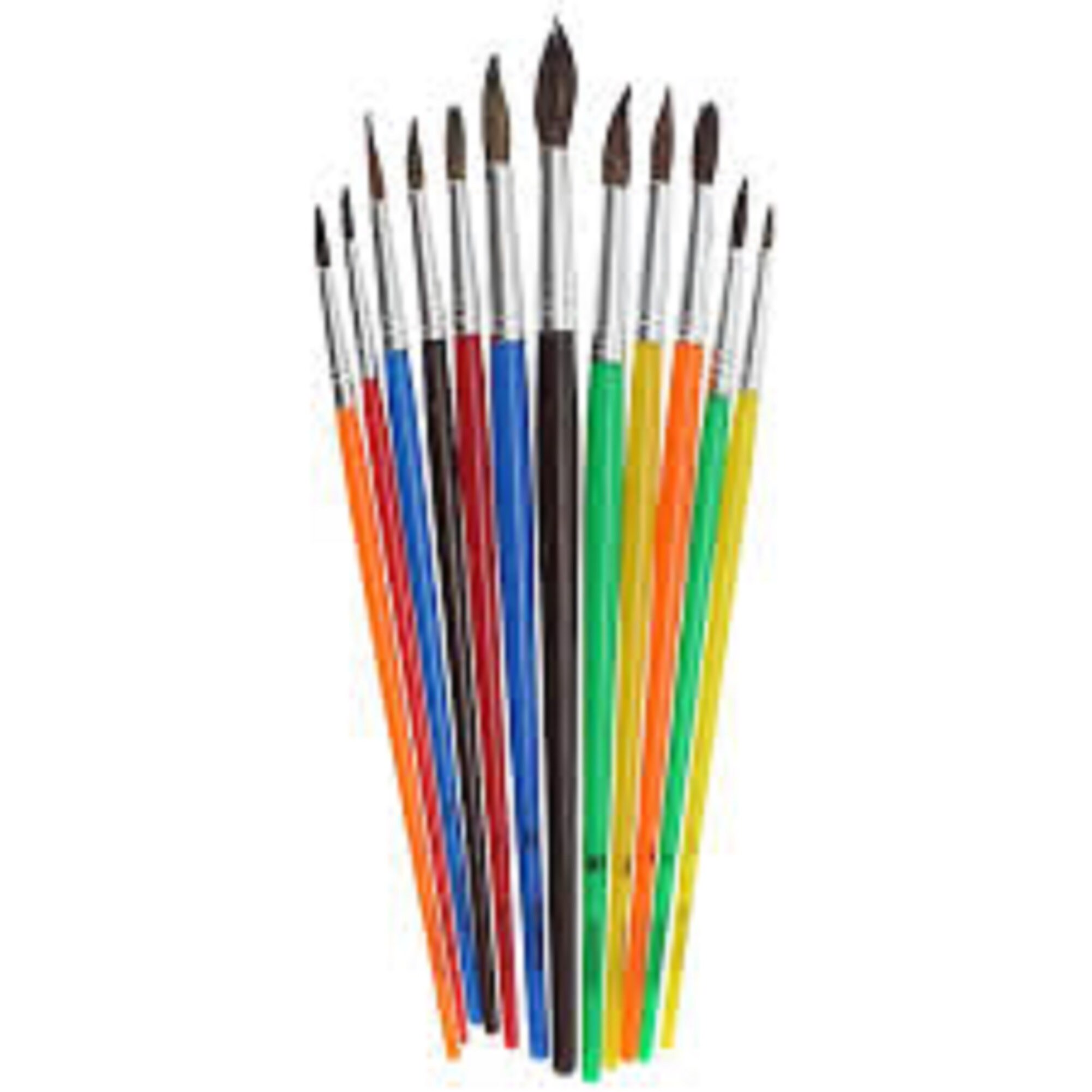 Personalised Artist Paint Brushes Custom Set Of 10 Unique And Etsy