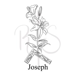 St. Joseph - Saint Symbol (PNG/PDF)