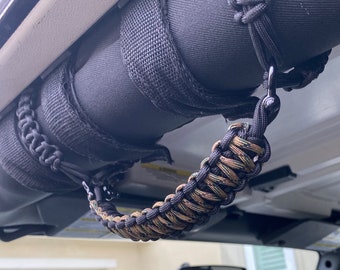 Handmade King Cobra Weave Off-road Oh Sh!t Grab Handle Pair